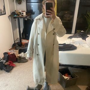 H&M Cream Trench Coat